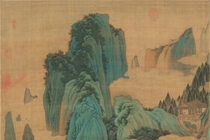 桃源仙境图轴