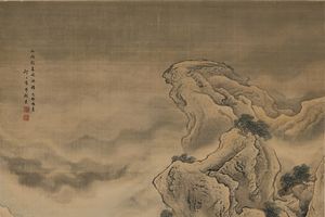 山雨欲来图轴